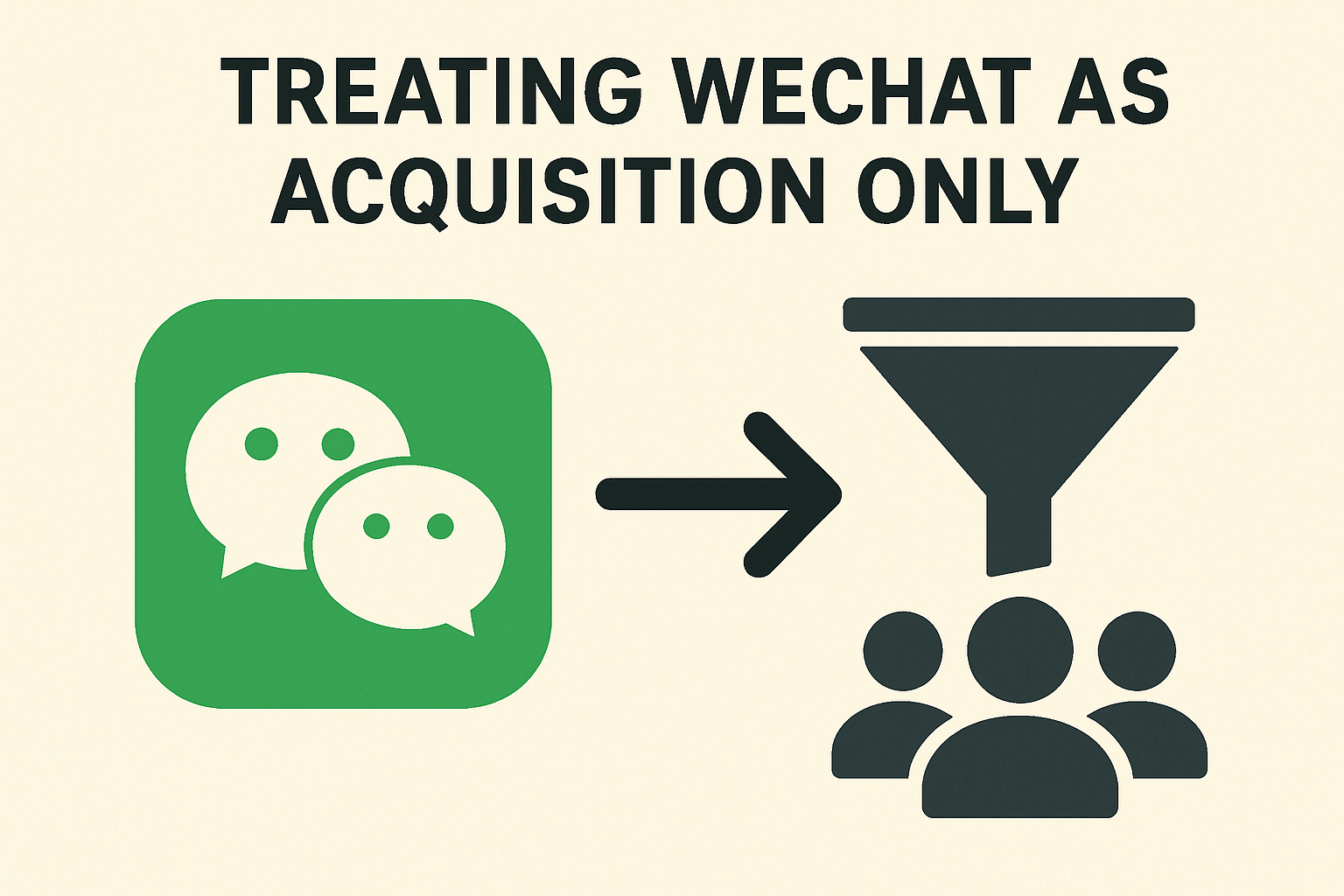 Treating WeChat as Acquisition Only-1