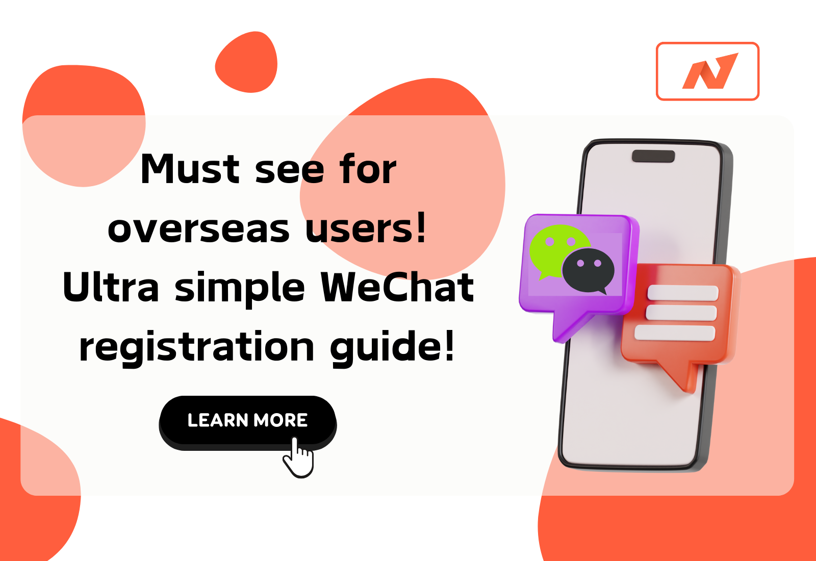 Must see for overseas users! Ultra simple WeChat registration guide!